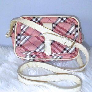 Burberry Pink and Cream Crossbody Bag